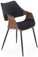 Esszimmerstuhl K586 – Nussbaum/Schwarz