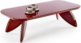 Couchtisch Sorava - dunkelrot