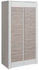 Kleiderschrank Alvo SZF2D – Andersen Weiß Eiche / Andersen Beige