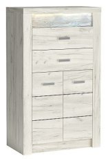 Kommode Isla 200 cm – Schwarz Matt