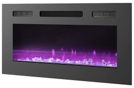 Elektrischer Kamin IF-40FSB LED RGB – schwarz