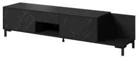 TV-Kommode Marmo RTV2D1S1K – Schwarz