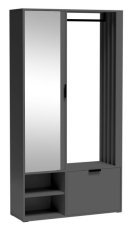 Kleiderschrank Milo Uni – Graphit