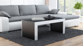 Couchtisch Tess – Schwarz/Weiß