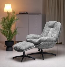 Sessel Declan – grau