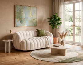 Zweisitzer Fraser XL – Creme