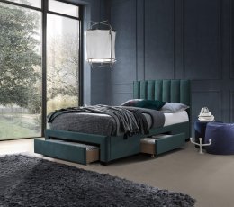 Bett Grace 120x200 cm – Dunkelgrün