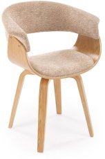 Esszimmerstuhl K545 – beige/naturfarben