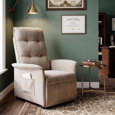 Relaxsessel Naxos mit Relaxfunktion – Beige