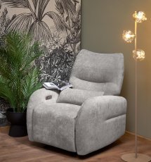 Relaxsessel Saxon mit Relaxfunktion – Grau