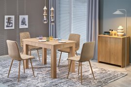 Ausziehbarer Esstisch Gizmo – 120–160 cm – Eiche Artisan