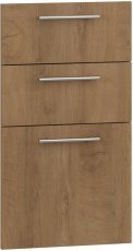 Front für Unterschrank Vento D3S_H-40/82 – Eichenholz in Messingoptik