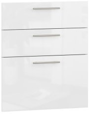 Front für Unterschrank Vento D3S_H-60/82 – Weiß Hochglanz
