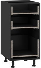 Unterschrank Vento - D3S_H-40/82 - schwarz
