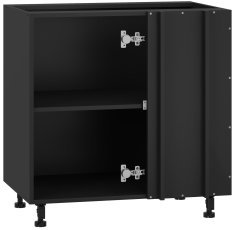 Eck-Unterschrank für Waschbecken Vento – DKN-100/82 – Schwarz