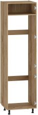 Hoher Einbauschrank für Kühlschrank Vento - DL-60/214 - Eiche Craft