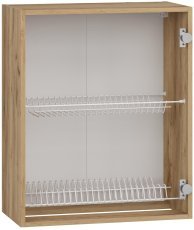 Oberschrank mit Abtropfgitter Vento - GC-60/72 - Eiche Craft