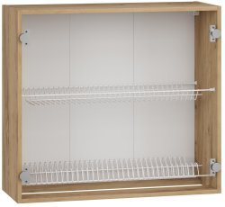 Oberschrank mit Abtropfgitter Vento - GC-80/72 - Eiche Craft