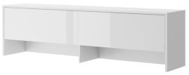 Wandteil BC-09 für Bett BC-04 - Weiß Hochglanz