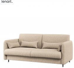 Doppelsitzer BC-18 für Schrankbett BC-01 - Bouclé Beige