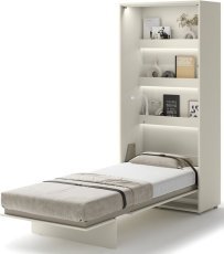Kleiderschrankbett Lenart - Bed Concept 03 - 90x200 cm - Kaschmir