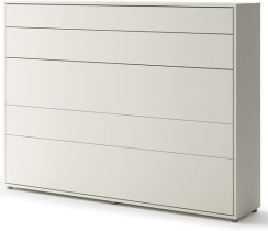 Kleiderschrankbett Lenart - Bed Concept 04 - 140x200 cm - Kaschmir