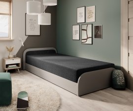 Kinderbett Parys 80x190 cm – L – Grau – Sawana 14