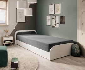 Kinderbett Parys 80x190 cm – L – Weiß – Sawana 21