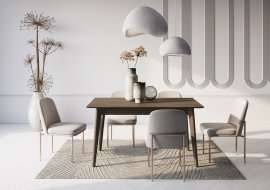 Ausziehbarer Esstisch Plot PT-03 - dunkle Eiche