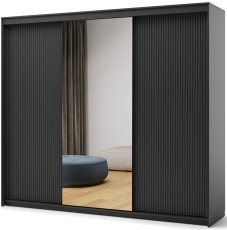 Kleiderschrank Trend TZ-02 – schwarz