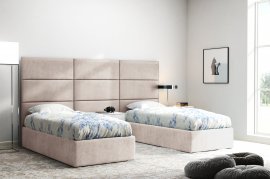 Gepolsterte Wandplatte 3,5 cm - 60x30 cm (gewölbte Platte)