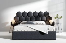 Gepolstertes Kopfteil für das Bett Satovje