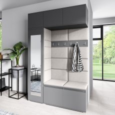 Set für den Flur Emi 21 - grau (Graphit)