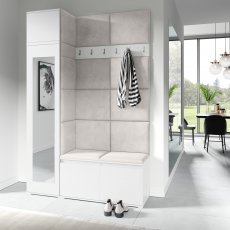 Set für den Flur Emi 22 - weiß