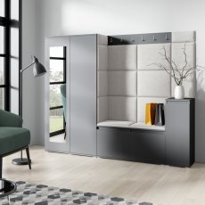 Set für die Diele Emi 27 - grau (graphit)