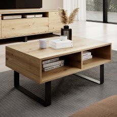 Tischchen für das Wohnzimmer Logan - Artisan Eiche