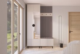 Flurgarnitur Rayo 4 mit Spiegel - hohe Beine