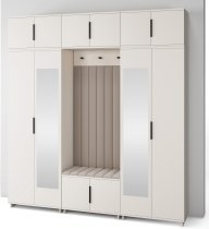 PKMebel - Flurgarderoben-Set Bianco 12