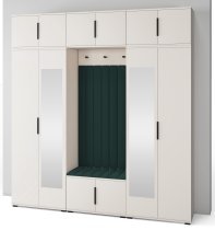 PKMebel - Flurgarderoben-Set Bianco 12