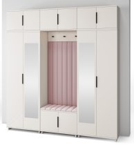 PKMebel - Flurgarderoben-Set Bianco 12