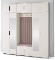PKMebel - Flurgarderoben-Set Bianco 12