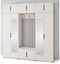 PKMebel - Flurgarderoben-Set Bianco 12