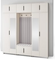 PKMebel - Flurgarderoben-Set Bianco 12