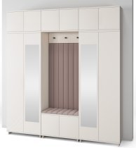 PKMebel - Flurgarderoben-Set Bianco 12