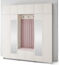 PKMebel - Flurgarderoben-Set Bianco 12