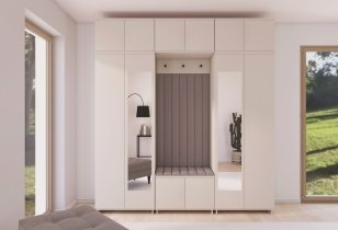 PKMebel - Flurgarderoben-Set Bianco 12