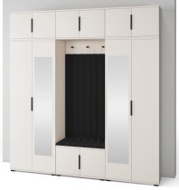 PKMebel - Flurgarderoben-Set Bianco 12