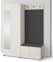 PKMebel - Garderobenset Bianco 13