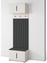PKMebel - Flurgarderoben-Set Bianco 15