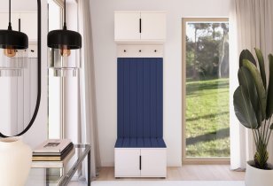 PKMebel - Flurgarderoben-Set Bianco 15